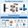 Facial recognition smart door lock, card-swiping smart door lock, remote APP connection and control K0219 Item Picture